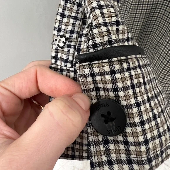 STAUD Fairham Plaid Dress XS - Picture 5 of 7